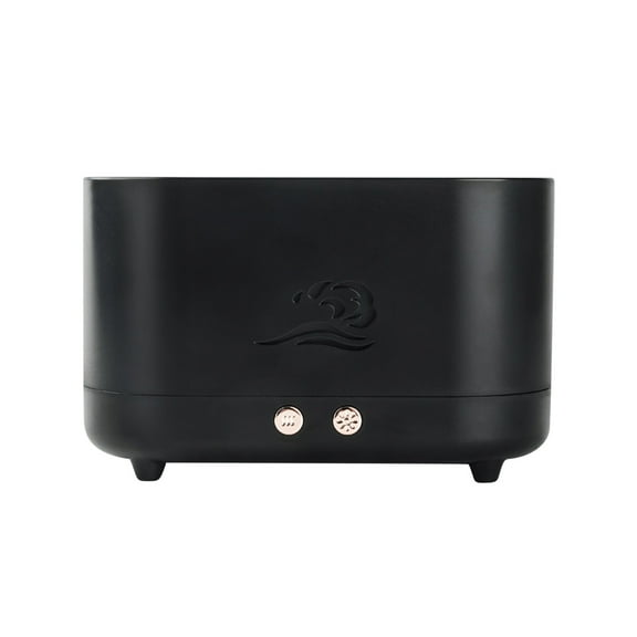 Dengmore 225ml Simulated Flames Aromatherapy Essential Oil Diffuser Mist Humidifier Portable Quiet Car Aroma Diffuser Auto Shut-Off for Home Office Yoga