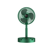 Dengmore 3-Speed Foldable Tabletop Fans Green