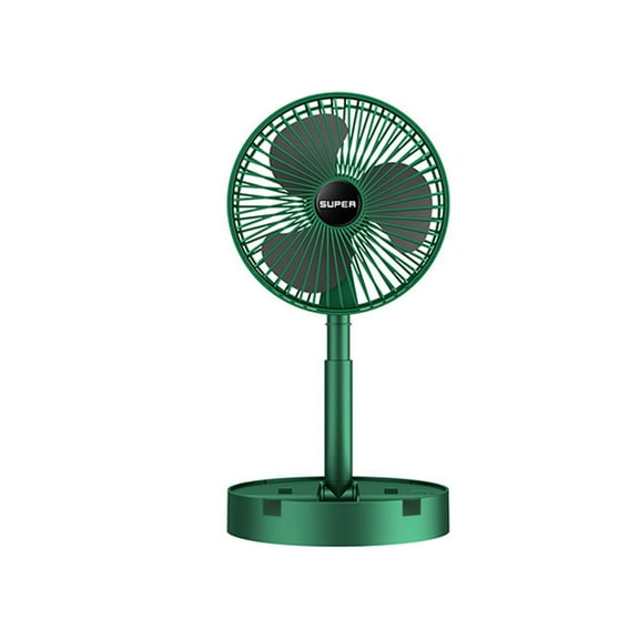 Dengmore 3-Speed Foldable Tabletop Fans Green