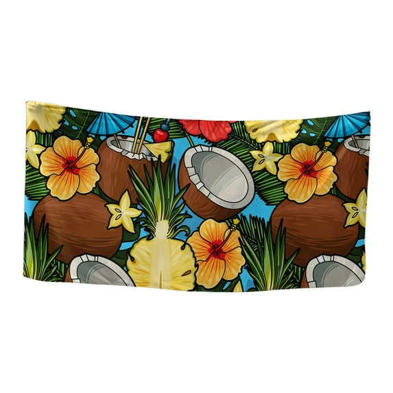 Dengmore 30x60 Inch Microfiber Rectangular Beach Towel Blanket Super Lightweight Colorful Bath Towel Sandproof Beach Blanket Multi Purpose Towel For Travel Swimming Pool