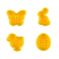 thumbnail image 1 of Dengmore 4-Piece Set Easter Day Baking Molds Pastry/Cookie/Fondant Stampers Cookie Mold Kitchen Baking Tools DIY Baking Mould for Cake Jelly Dessert Easter Party Supplies, Shaped, 1 of 9