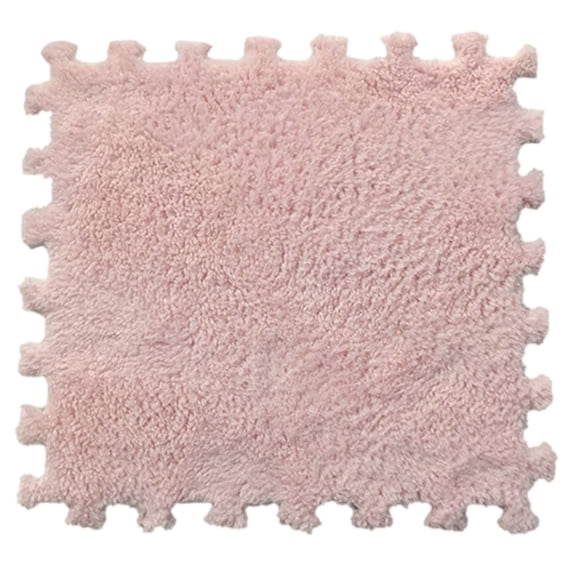 Dengmore 5PCS 11.81Inch Square Puzzle Polyester Velvet Carpet In 14 Colors