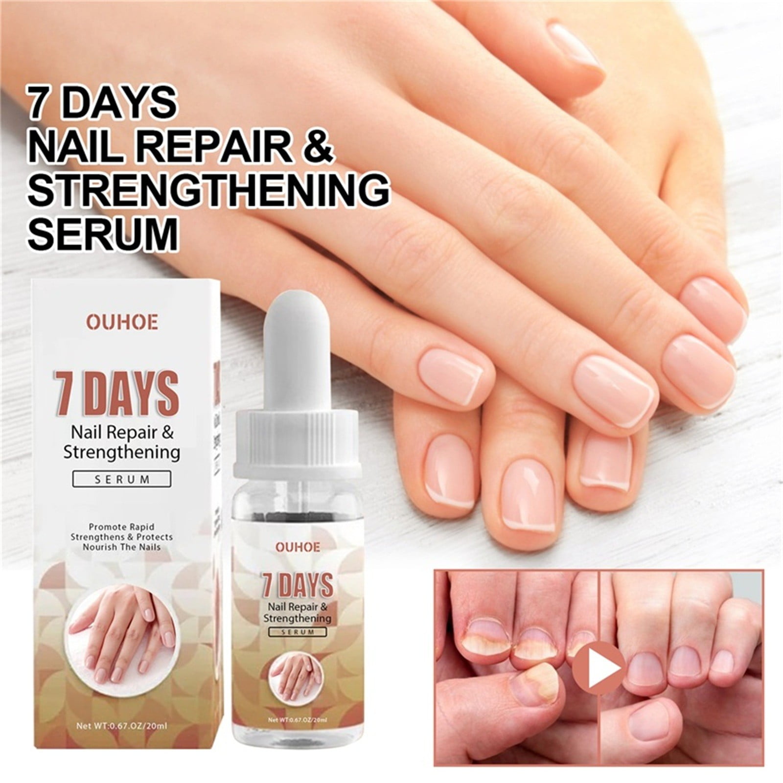 Dengmore 7 Days Nail Growth And Strengthening Serum, Nail Repair