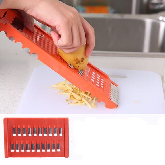 Fridja 7Pcs Fruit Vegetable Potato Slicer Cutter Chopper Peeler Kitchen Food Tool Set for Kitchen