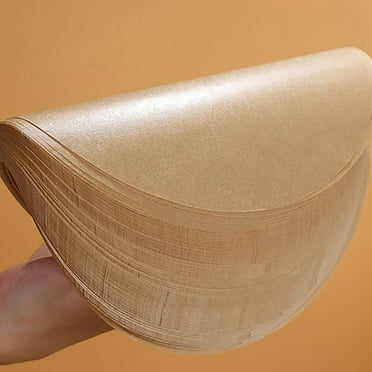 Dengmore 9 Inch Parchment Paper Rounds, 100PCS Unbleached and Non Stick Baking Parchment Rounds, Precut Round Parchment Paper for Baking Sheets Round, Cake Pans, Air Fryer
