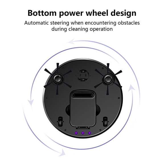 Dengmore Automatic Robot Vacuum Cleaner Bot Self Detects Stairs Pet Hair Allergies Robotic Home Cleaning For Carpet Hardwood Tile Floor