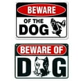 thumbnail image 1 of Dengmore Beware of Dog Signs for Fence Retro Metal Sign Vintage Bar Decor Yard Signs 2 PCS (Beware of Dog Signs), 1 of 1