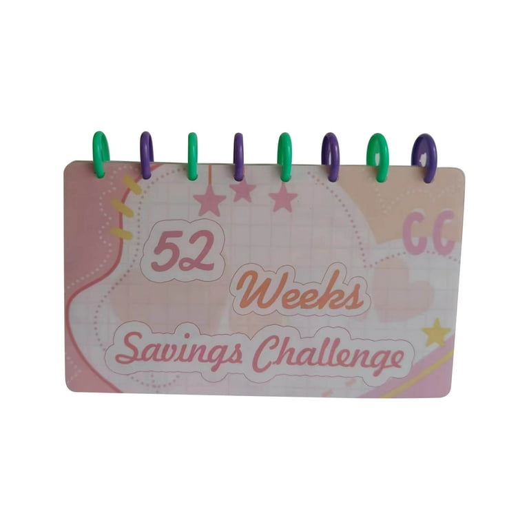 Savings Binder l 52 Weeks Savings Challenge Budget binder Money organizers  Gifts