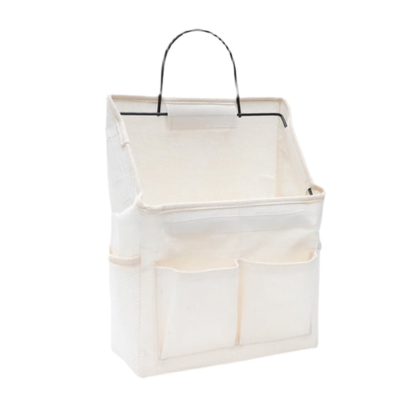 Dengmore Canvas Storage Bag Wall Mounted Hanging Bag Shelf Closet Hanging Organizers Storage Rack, Portable