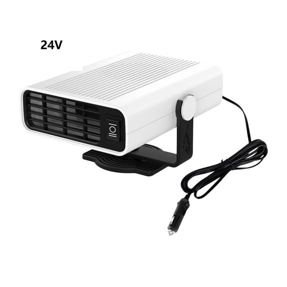Dengmore Car Heater 24V 150W Portable Car Heater Defogger Rotatable Defogging Heater Vehicle Electronic Heater Defrost Car Mounted Fast Heating Defroster Demister, Home