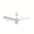 thumbnail image 1 of Dengmore Ceiling Fan With Lights Portable Ceiling Fan Mini USB Tent Fans For Camping Outdoor Hanging Gazebo Tents Ceiling Canopy Fan 5V Compatible Battery Power With 10 49ft Of Mainline, 1 of 9
