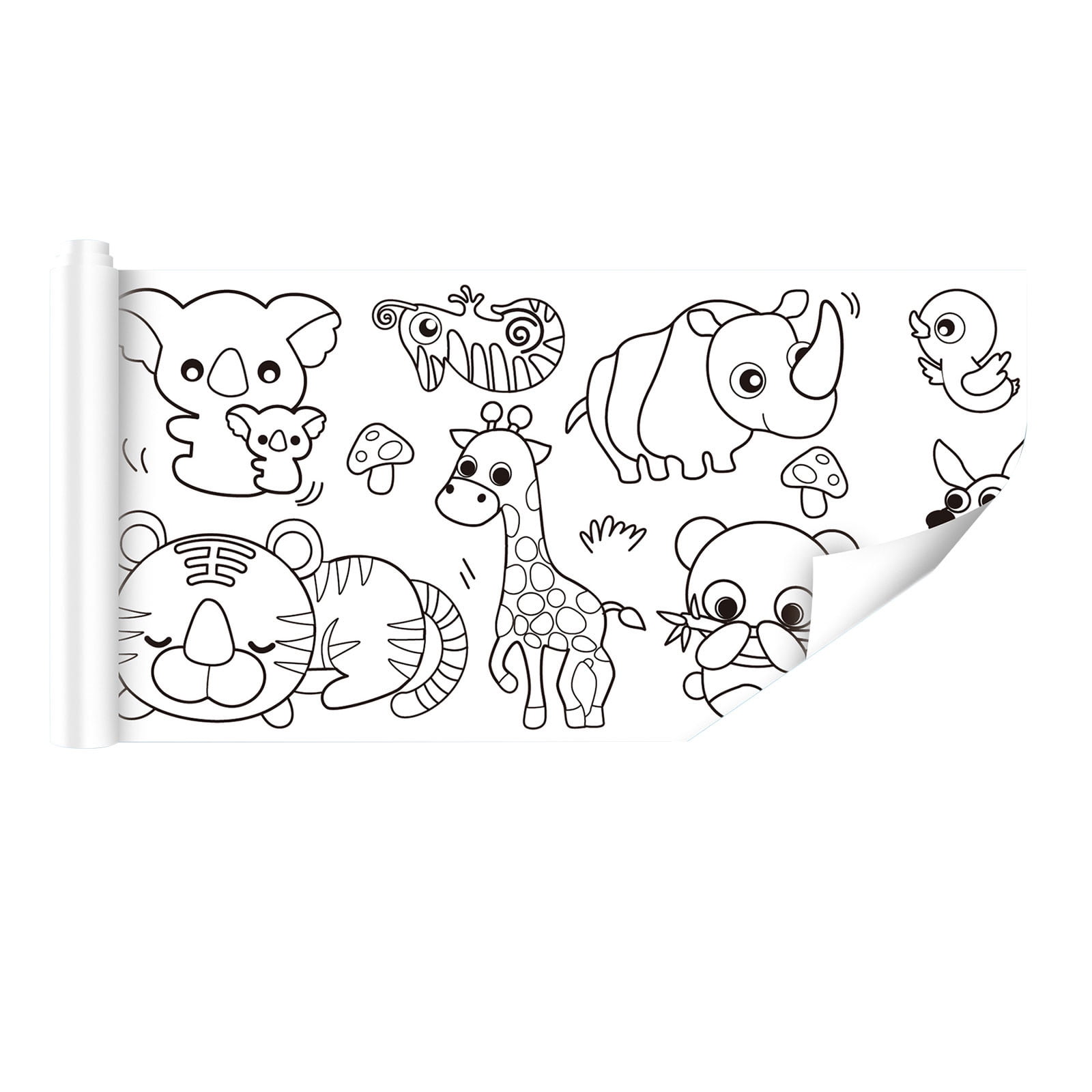  Toyvian 3 Rolls Children's Graffiti Scroll Kids Canvases for  Painting Canvas for Kids Easel for Kids Ages 4-8 Drawing Adhesive Kids  Posters Large Poster Paper Baby Graffiti Roll Coloring : Toys