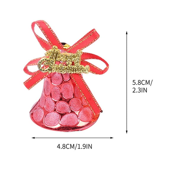 Dengmore Christmas Bells Decorative Jingle Bell Hanging Ornaments Xmas Tree Pendants Party Fireplace Door Wall Pendant Christmas Decorations
