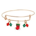 thumbnail image 1 of Dengmore Christmas Bracelet For Women Girls Thanksgiving Holiday Bell Santa Expandable Crystal Bracelet Jewelry, 1 of 4