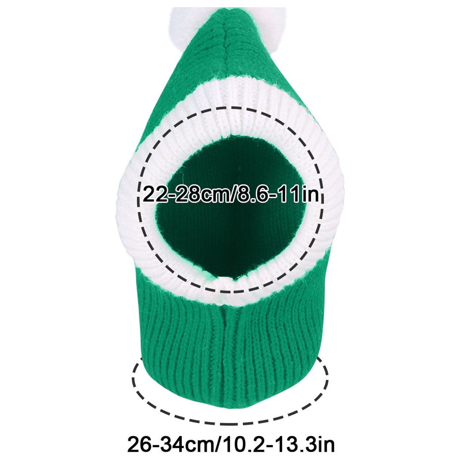 Dengmore Christmas Hat Pet Hat Dog Head Cover Warm Christmas Hat Cats