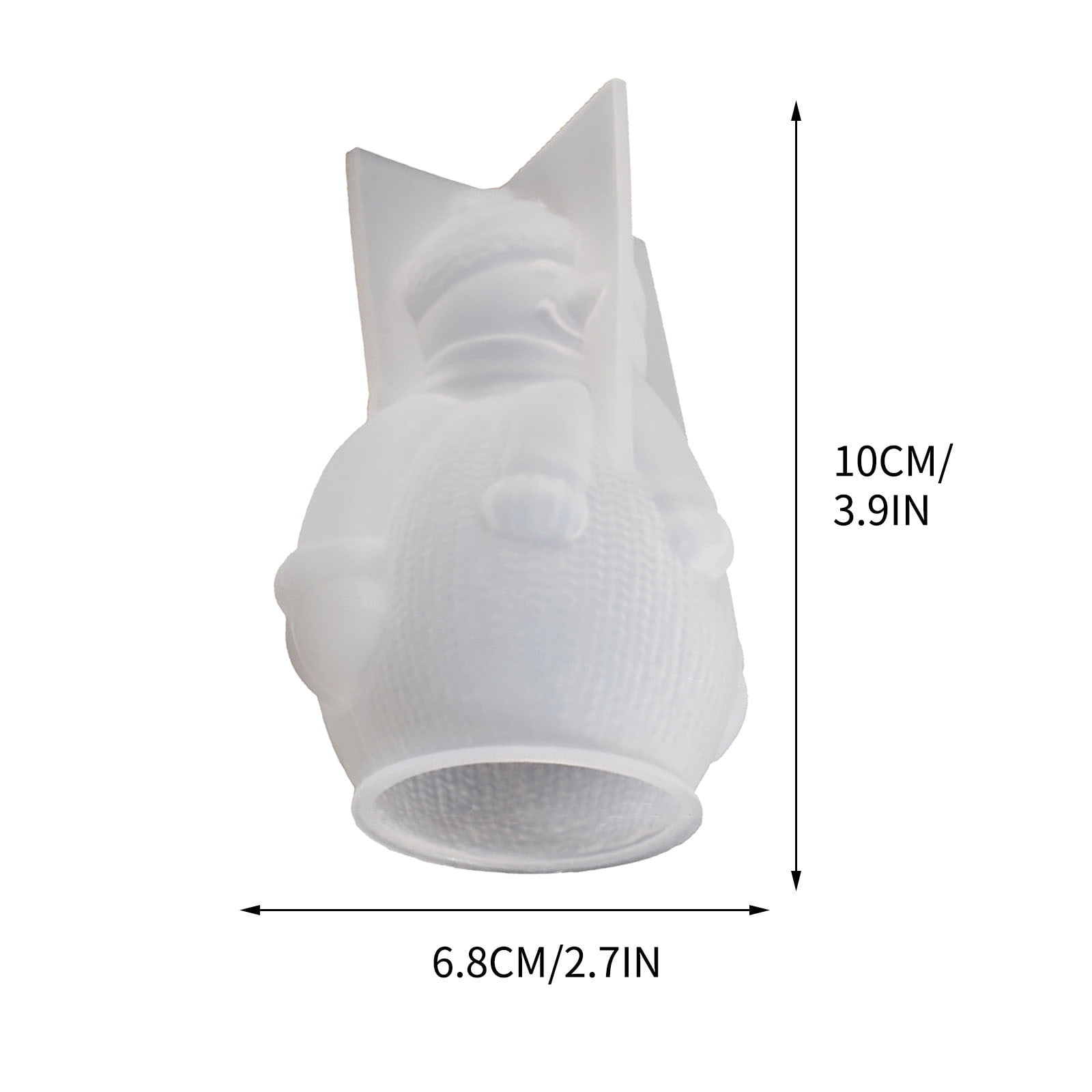 Dengmore Christmas Silicone Mould Snowman Boots Socks Bell Candle Mold