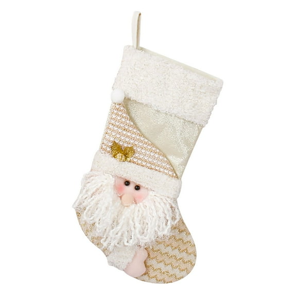 Dengmore Christmas Stockings for Presents Christmas Gift Rudolph Faceless Doll Goblin Bags Christmas Decorations Ornaments Candy Bag