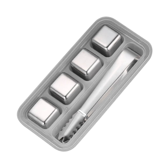 FFENYAN Whiskey Ice Stone Ice Wine Stone Reusable Stainless SteelSet Of 8 Cool Cubes Wine Beer And All Drinks