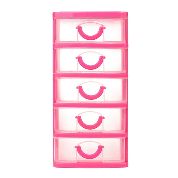 Dengmore Clothes Storage Box Bins Durable Plastic Mini Desktop Drawer Sundries Small Objects
