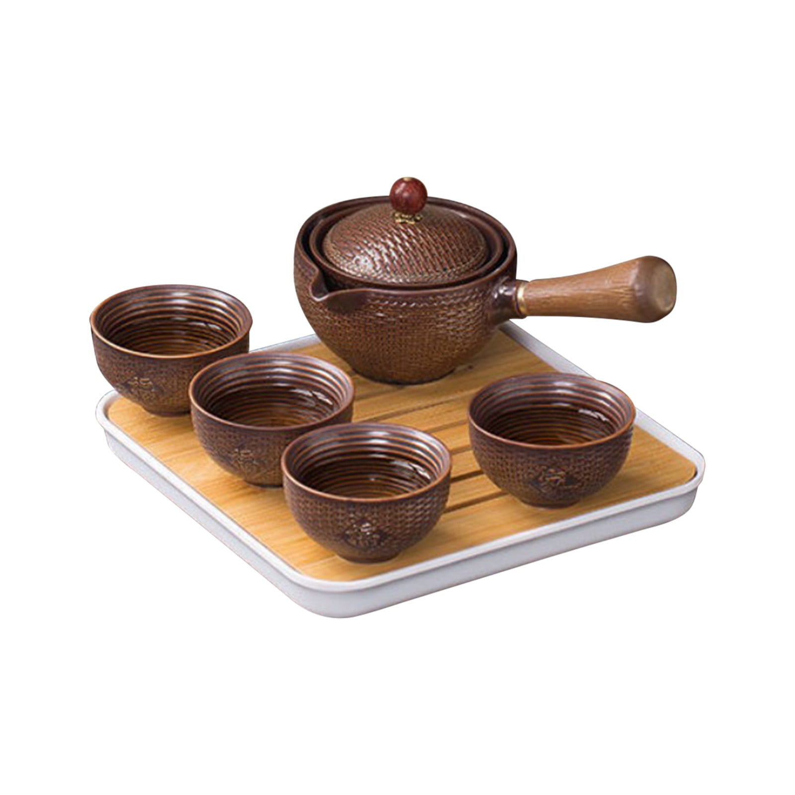 Dengmore Creative 360 Degree Rotating Tea Set Well Off Teapot Cradle ...