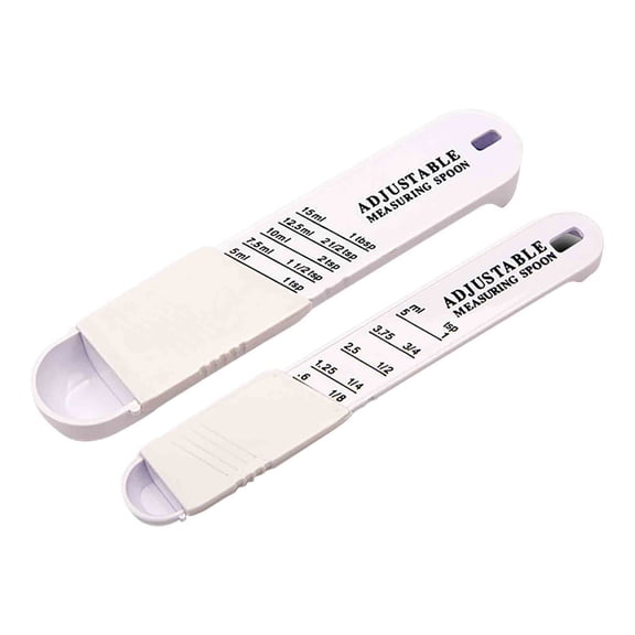 Dengmore Creative Small Tools Two Piece Plastic Measuring Spoon Seasoning Seasoning Combination Measuring Spoon Sugar Powder Measuring Spoon
