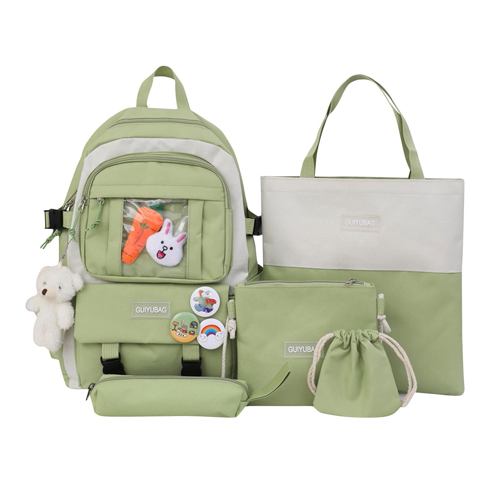 Dengmore Daily Casual Crossbody Bag Elementary School Backpack Large