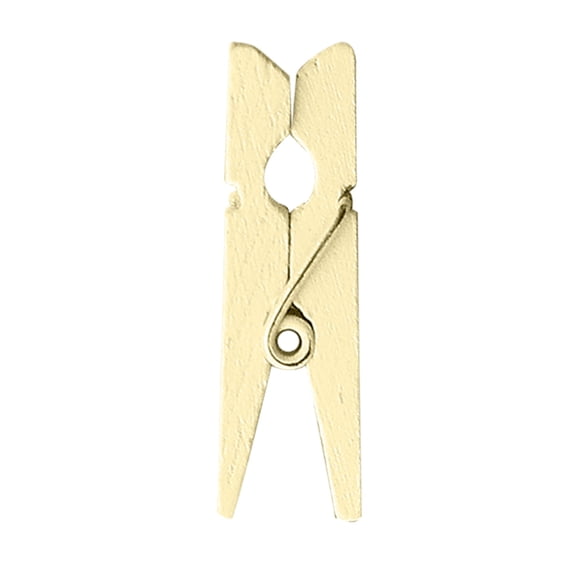 Dengmore Discoumt 100 Pack Sturdy 1.4 Inch Mini Wooden Clothespins for Scrapbooking s Wood