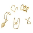thumbnail image 1 of Dengmore Earrings 5PCS Ear Clip Set Of Creative Personality Double Cartilage U-shaped, 1 of 6