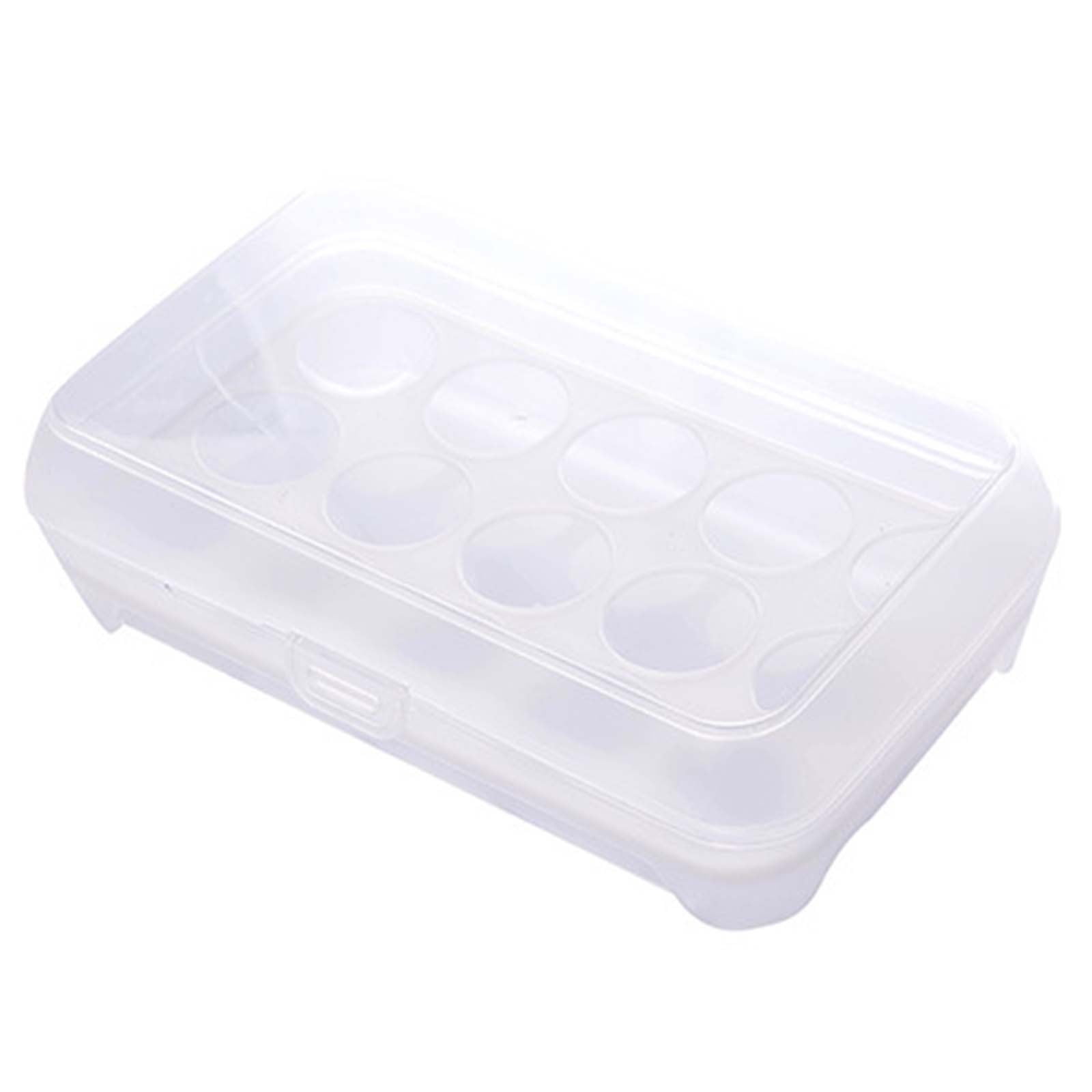 Dengmore Egg Holder Plastic Egg Storage Container Large Capacity ...