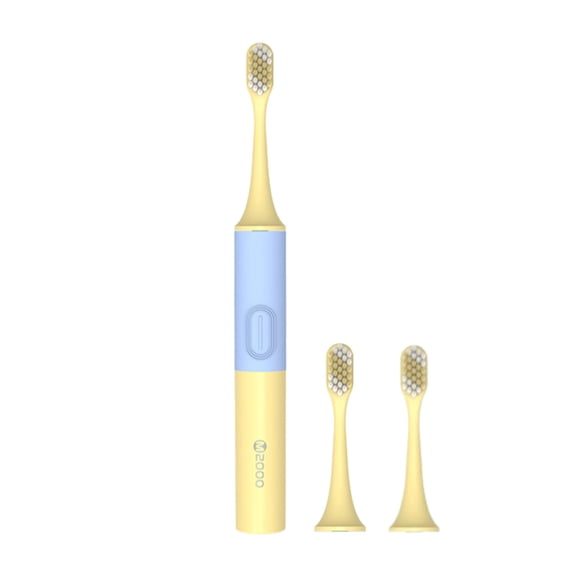 Dengmore Electric Toothbrush with 2 Brush Heads, Low Noise, Soft Bristles, Smart Timer Portable Electric Toothbrush IPX7 Waterproof Rechargeable Toothbrush for Adults