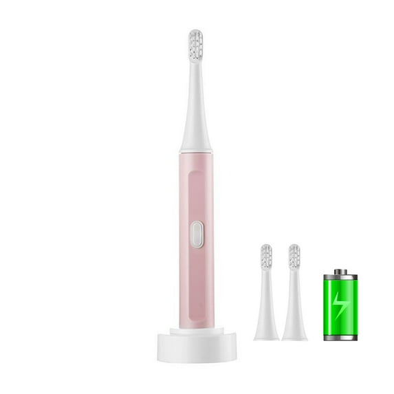 Dengmore Electric Toothbrush with 2 Brush Heads Sonic Rechargeable Electric Toothbrush for Adults and Kids, Travel Portable Toothbrush with Replaceable Battery Lasting 180 Days