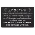 thumbnail image 1 of Dengmore Engraved Metal Greeting Card Postcard Business Card Wallet Clip Card Holiday Greeting Cards, 1 of 7