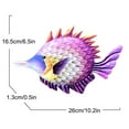 thumbnail image 1 of Dengmore Fish Metal Art Wall Decoration Living Room Bedroom Home Decoration for Home Decor, 1 of 2