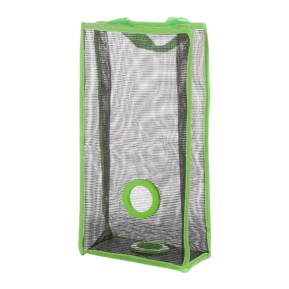 Dengmore Garbage Bag Storage Bag Environmentally Friendly Plastic Bag Shopping Storage Bag Hanging Type Storage with Drawable Mesh Bag