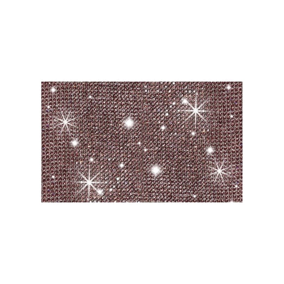 Dengmore Gift Crystal Rhinestone Diamond Ribbon Self Adhesive Paper DIY Car Decoration Sticker Glitter Rhinestone Crystal Sticker Decoration Light Purple