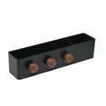 thumbnail image 1 of Dengmore Sales Wall Storage Shelf With Hooks Remote Control Multifunctional Stand Box Sticky Bracket Bathroom Bedroom Living Room Wall Storage Black, 1 of 6