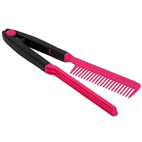 Dengmore Hair Straightener Hair Dress Styling V Shape Comb DIY Salon Hairdressing