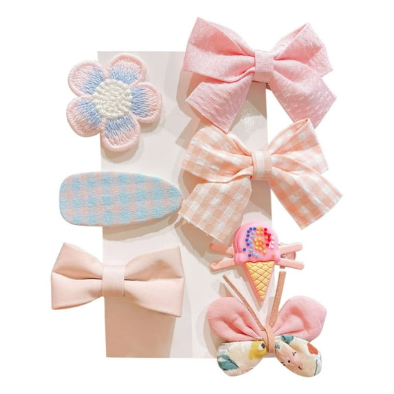 Dengmore Hair clip Candy Hair Clips Nursing Hair Clips Suitable For Girls Children Sweet Bow Hair Clips