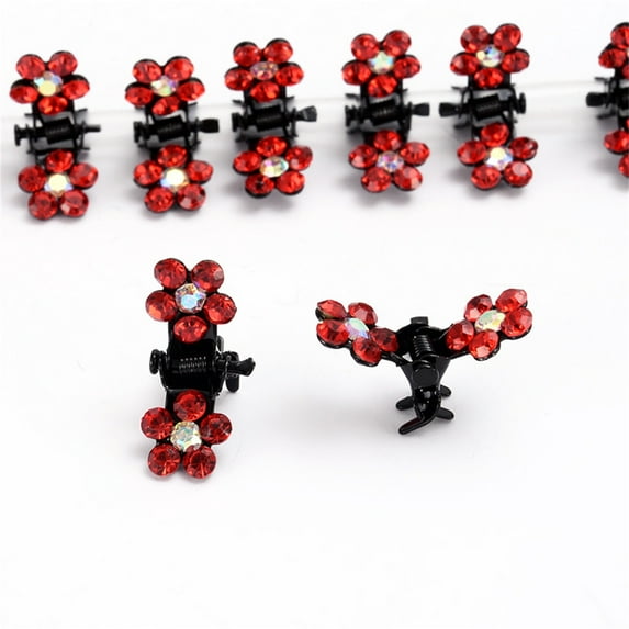 Dengmore Hair clip Rhinestone Side Clip Small Hair Clip Hair Claw Sim-ple Bangs Clip Top Clip Hair