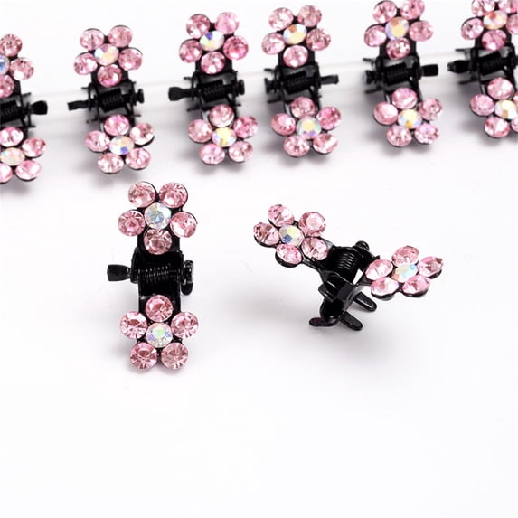 Dengmore Hair clip Rhinestone Side Clip Small Hair Clip Hair Claw Sim-ple Bangs Clip Top Clip Hair