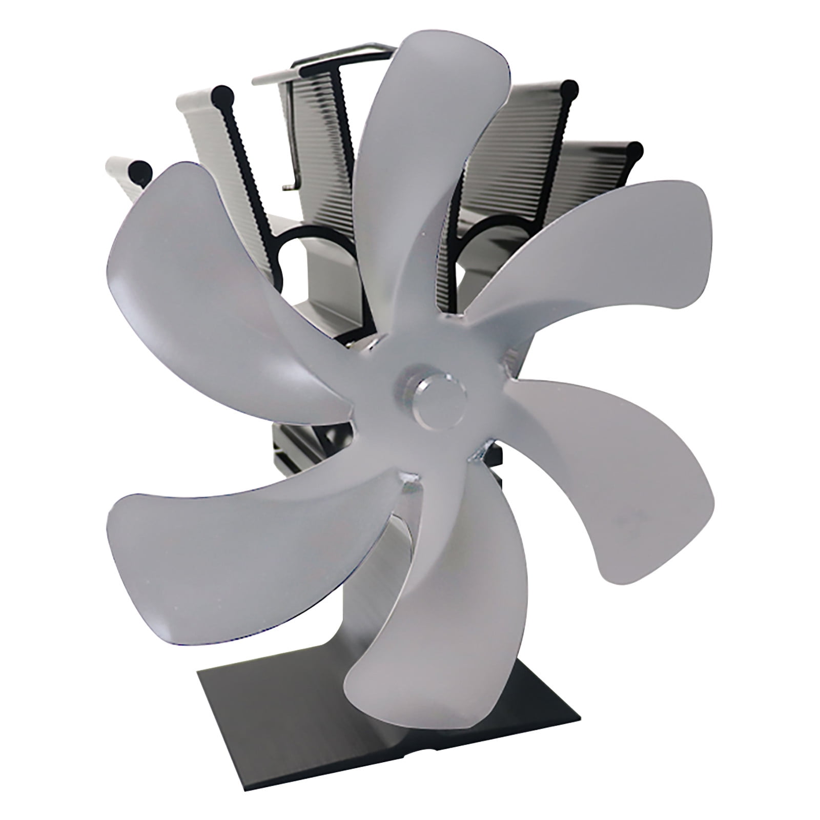 Dengmore Heat Powered Stove Fan 6 Blade Wood Log Burner Fireplace Stove