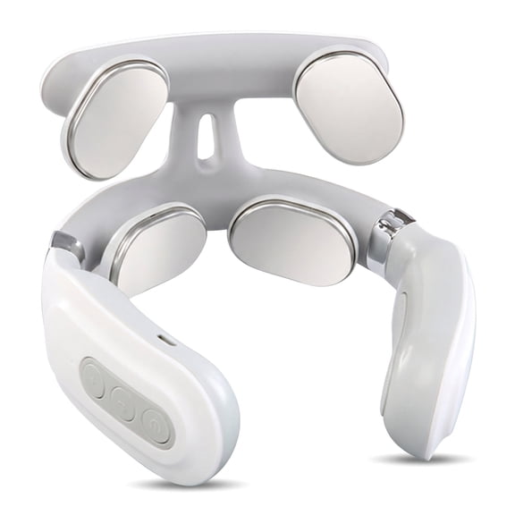 Heating Neck Massager Electric Plus Massager For Neck And Shoulder Pain Relief Muscle Relaxation Floating 4 Head Vibrator Heating Neck Heating Massager for Pain Relief, Kneading, Ideal Gift for Mom
