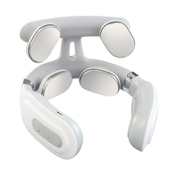 Dengmore Heating Neck Massager Electric Plus Massager For Neck And Shoulder Pain Relief Muscle Relaxation Floating 4 Head Vibrator Heating Neck Heating Massager for Pain Relief, Kneading