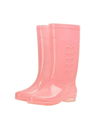 Pink rain boots walmart sale