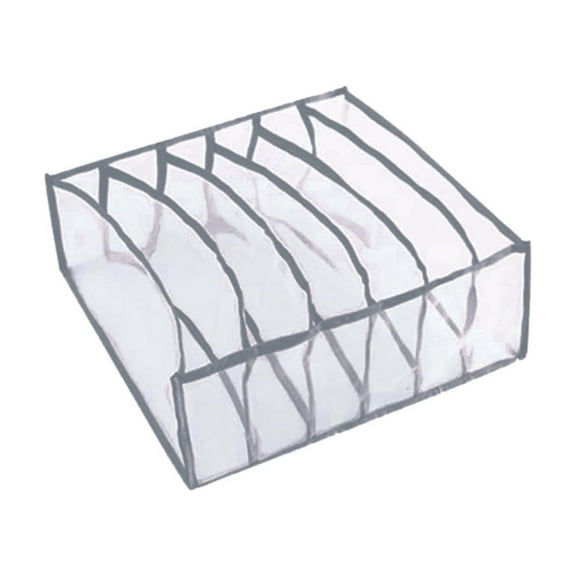 Dengmore Household Foldable Mesh Underwear Storage Box Socks Bra And Panties