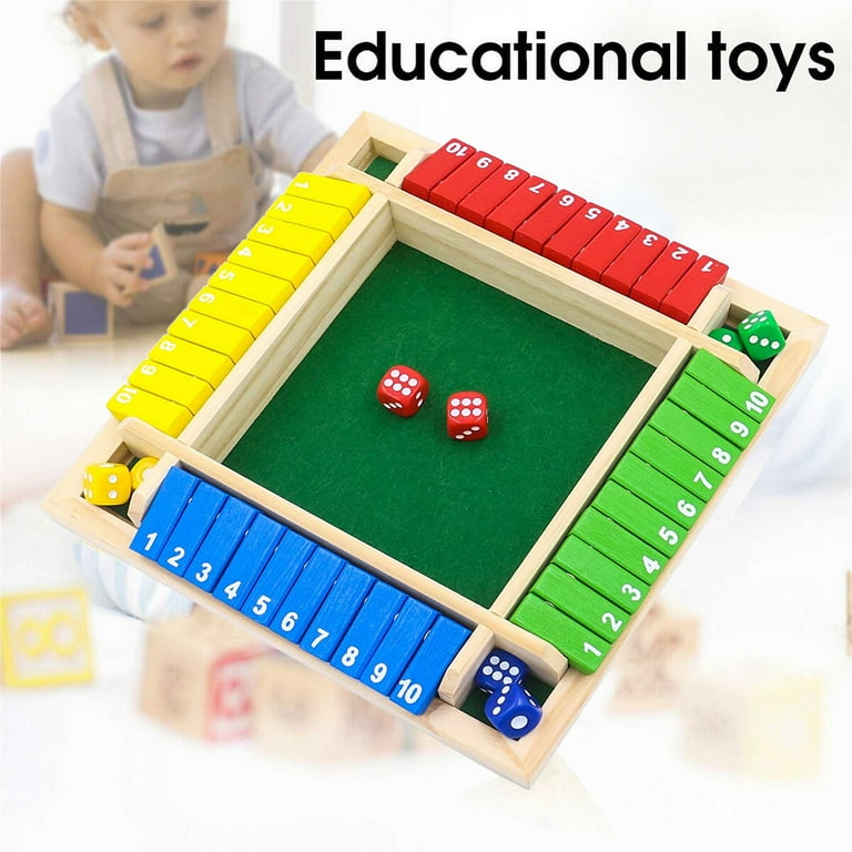 Dengmore Indoor Dice Game Ideal for 2-4 Players Great Family Game 