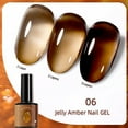 thumbnail image 1 of Dengmore Jelly Amber Gel Nail Polish Set with 6 Translucent Colors for Gradient Effects Soak Off LED Gel Polish Kit for Nail Art and Home Manicure Salon Use 8ml, 1 of 6