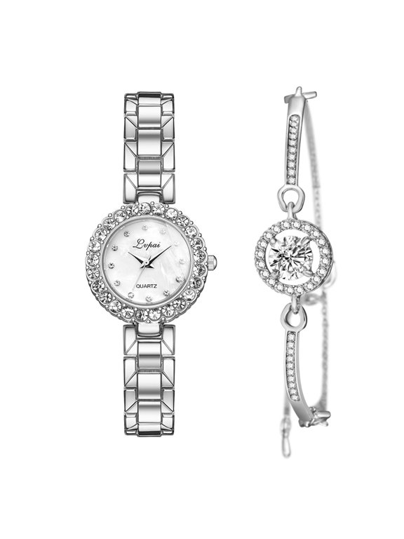 Jewelry Set Business Casual Quartz Watch With Bracelets Ladies Jewelry Gift Combination