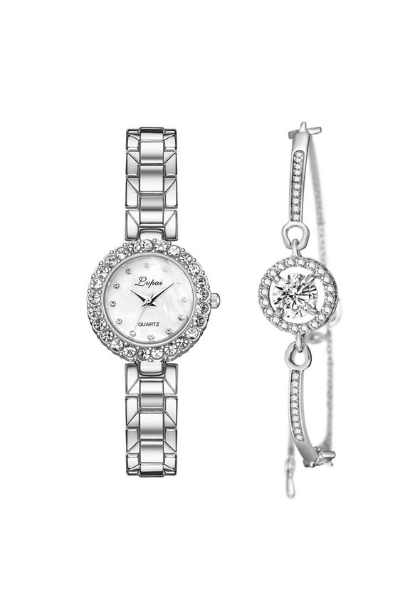 Jewelry Set Business Casual Quartz Watch With Bracelets Ladies Jewelry Gift Combination