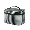thumbnail image 1 of Dengmore Large Capacity Makeup Bag Travel Portable High Beauty Cosmetic Bag Cosmetic Storage Bag Travel Makeup Case Organizer with Handle and Divider, 1 of 4